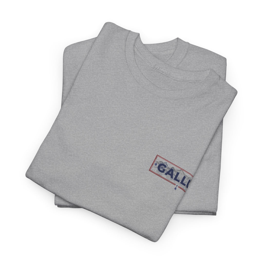 Gallus Logo Tee — Minimal Chest Patch White T-Shirt