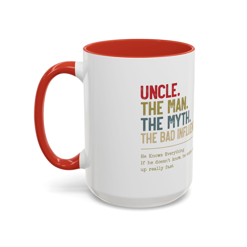 Uncle 'The Man, The Myth, The Legend' Accent Coffee Mug