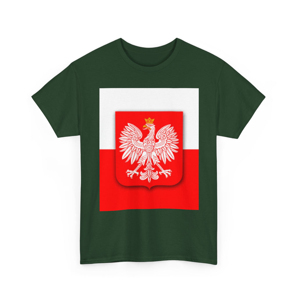 Polish White Eagle T-Shirt — Polska Coat of Arms Tee