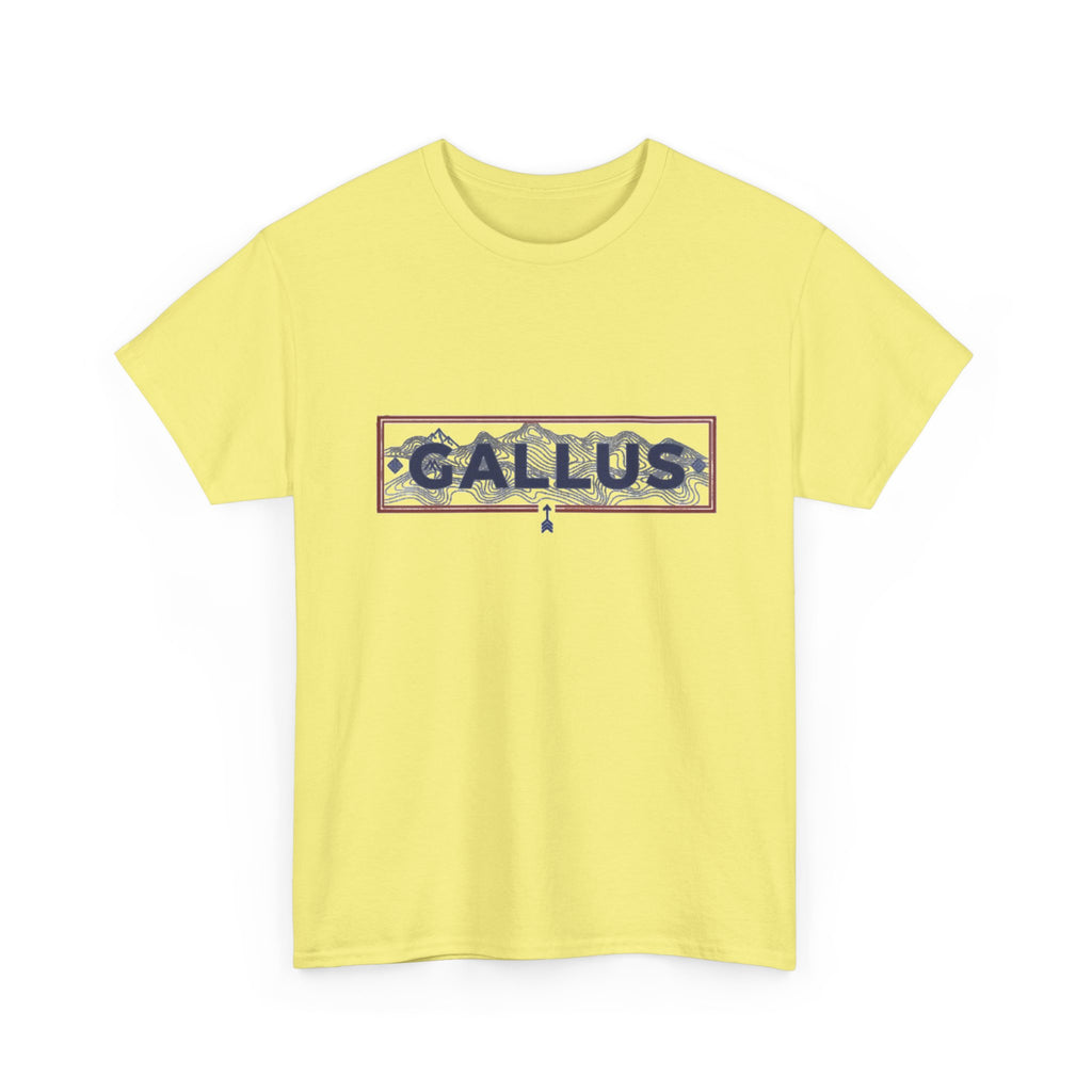 France Map Tee with "GALLUS" Chest Logo