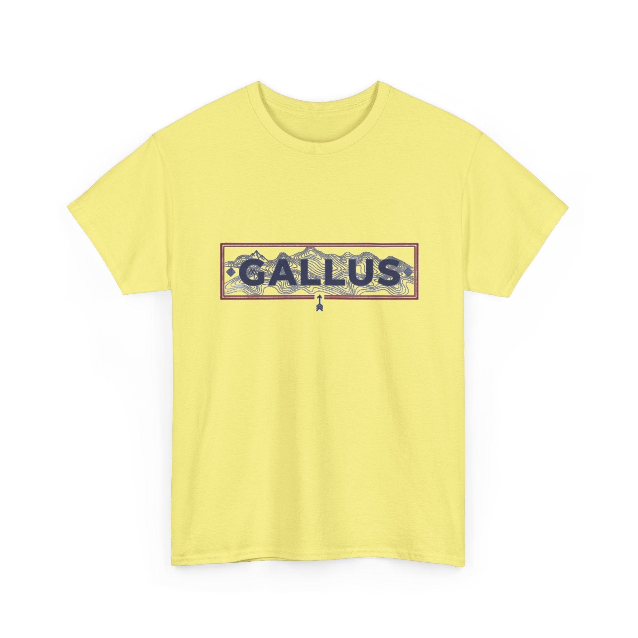 France Map Tee with "GALLUS" Chest Logo