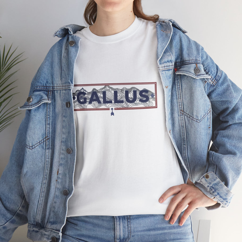Gallus Spain Map T‑Shirt — Vintage Grid Spain Map Tee