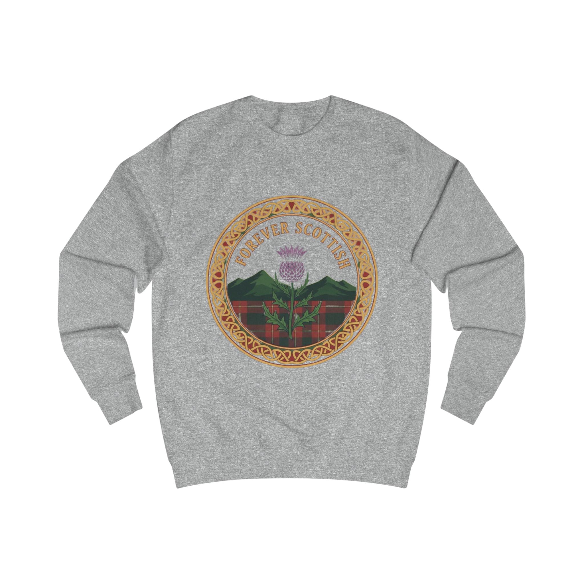 Forever Scottish Sweatshirt – Thistle Crest Scotland Pride Crewneck