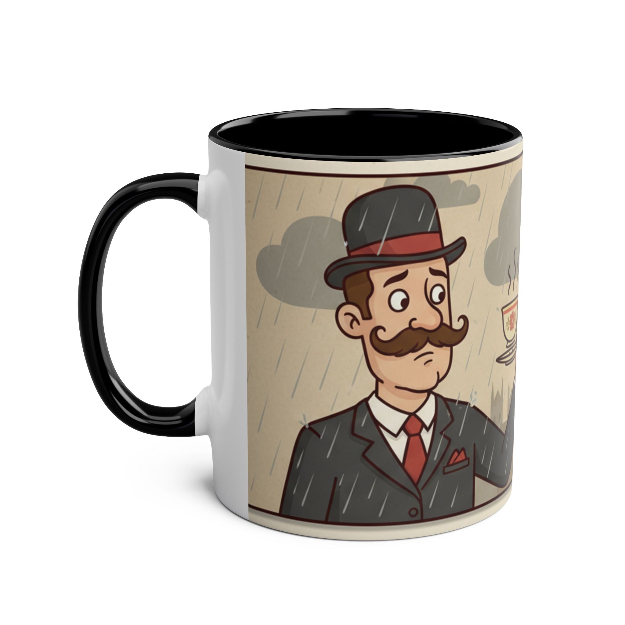 Two-Tone Coffee Mugs, 11oz