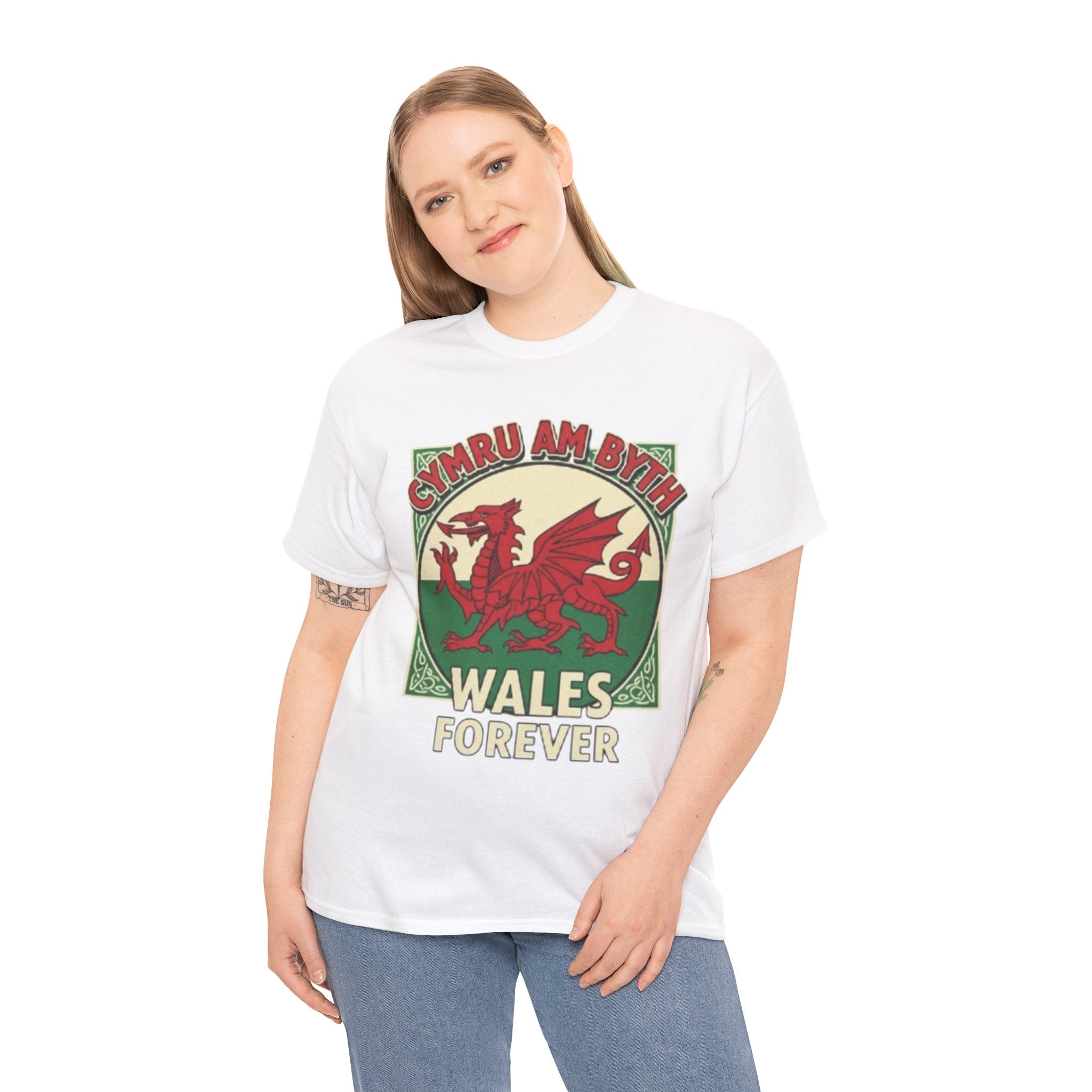 Wales Forever T-Shirt — Cymru Am Byth Retro Welsh Dragon Tee
