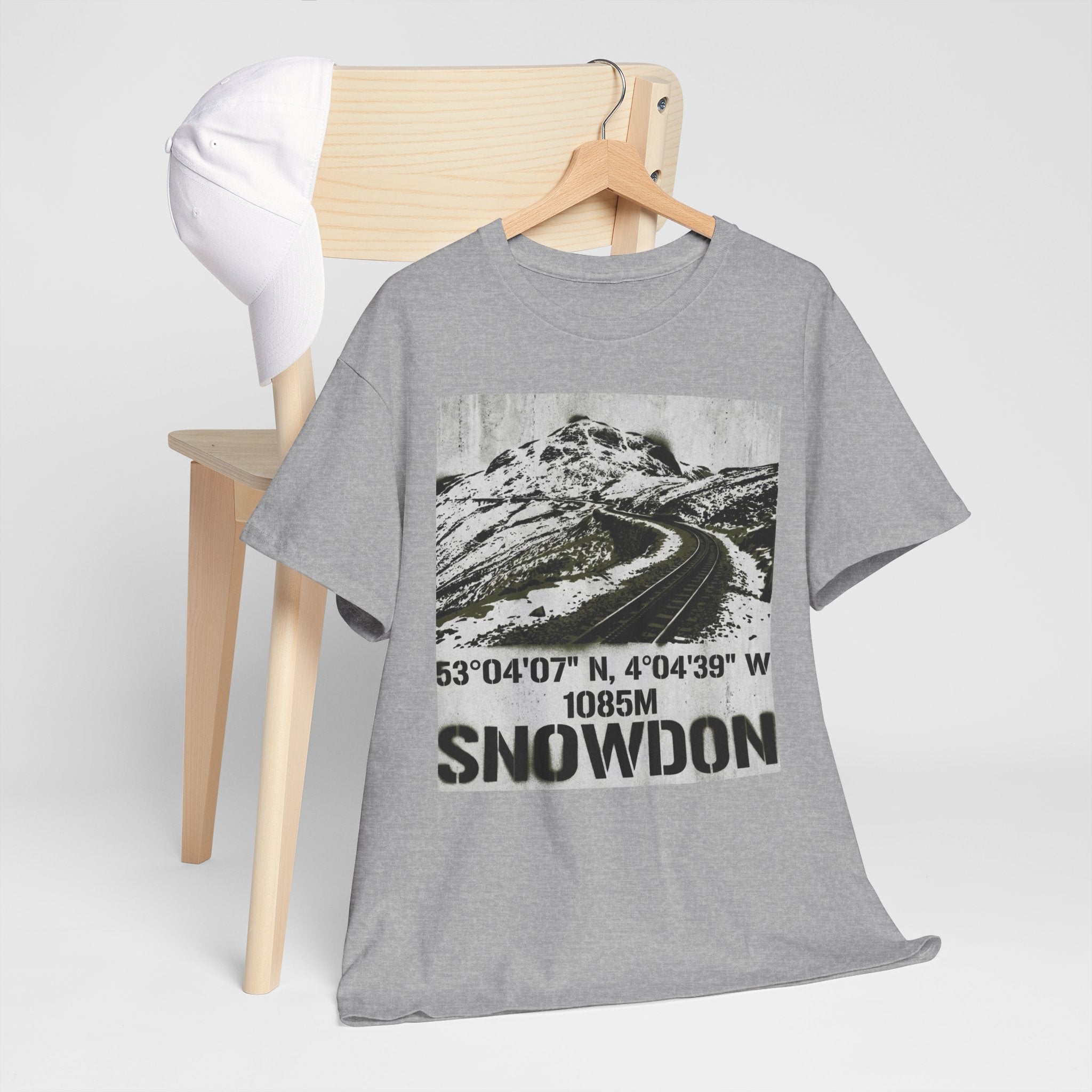 Snowdon Mountain Tee — Snowdon 1085M Coordinates Graphic T-Shirt
