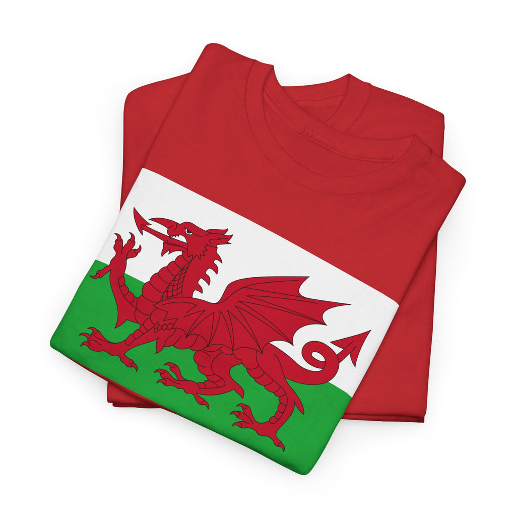 Welsh Dragon T‑Shirt — Cymru Red Dragon Flag Tee