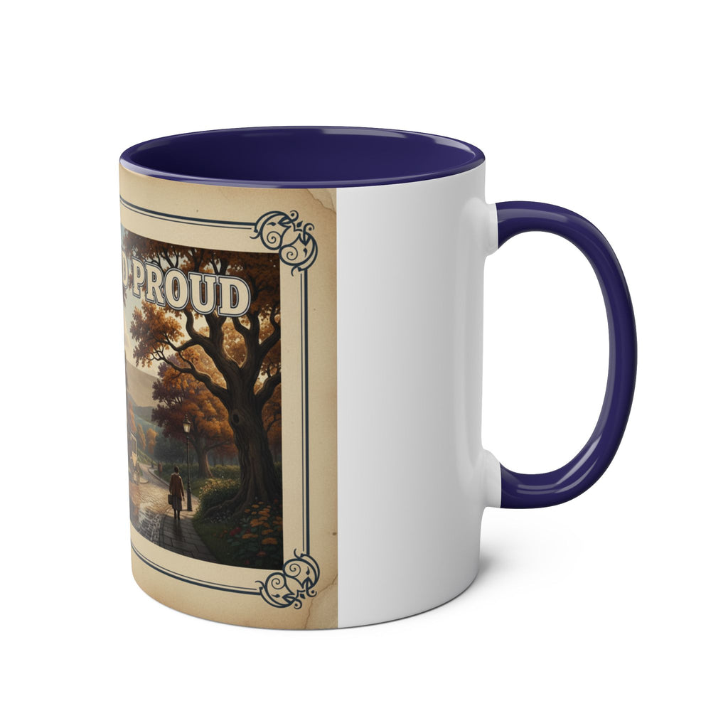 Two-Tone Coffee Mugs, 11oz