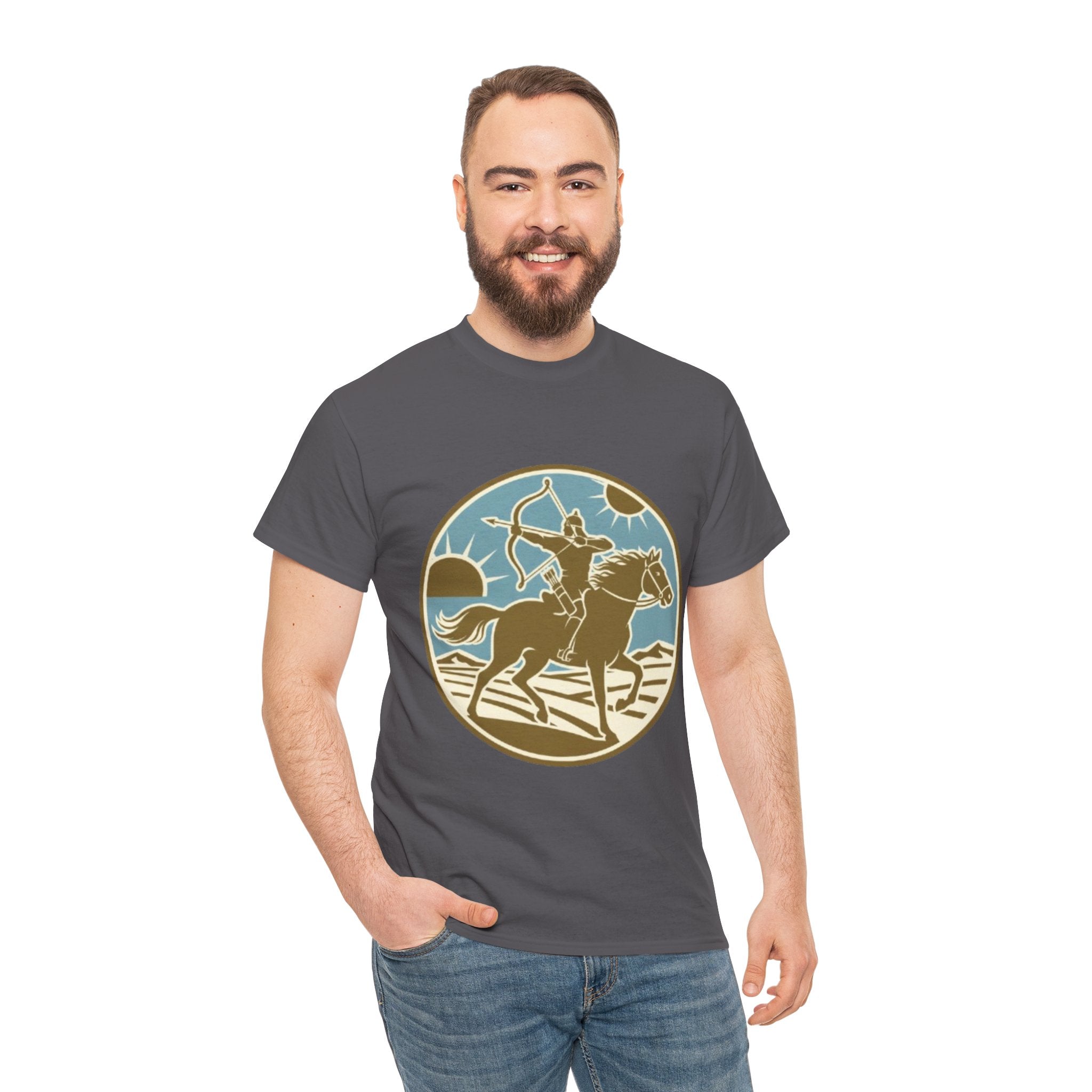 Cowboy Rodeo T‑Shirt — Western Rider Circle Graphic Tee