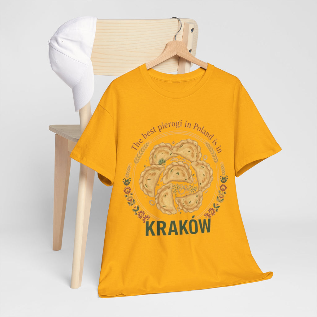 Kraków Pierogi T-Shirt — "The best pierogi in Poland is in Kraków" Shirt