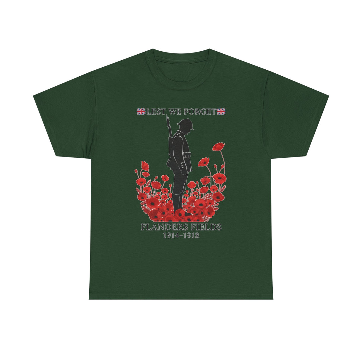 Flanders Fields 1914–1918 T-Shirt — WW1 Remembrance Tee — product image 8