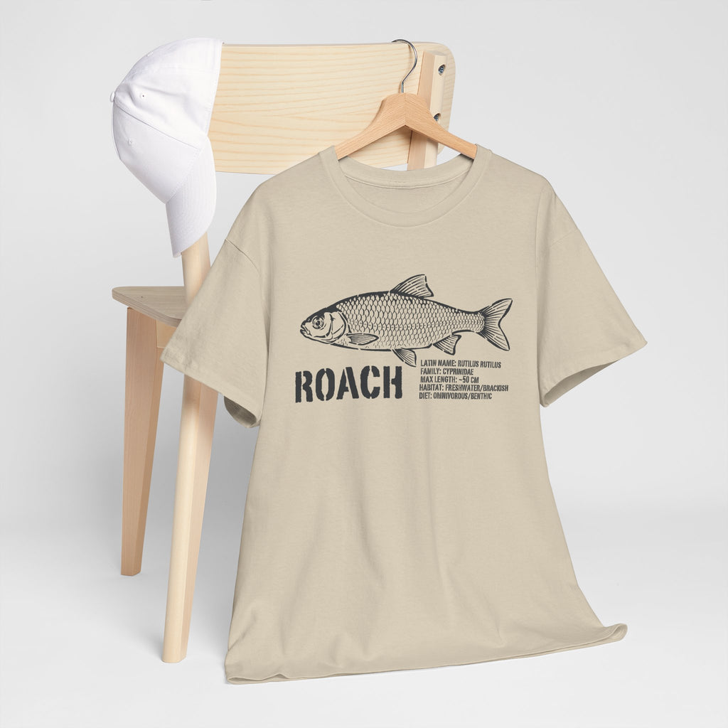 Roach Fish Sketch Tee — Vintage Angler Graphic T-Shirt