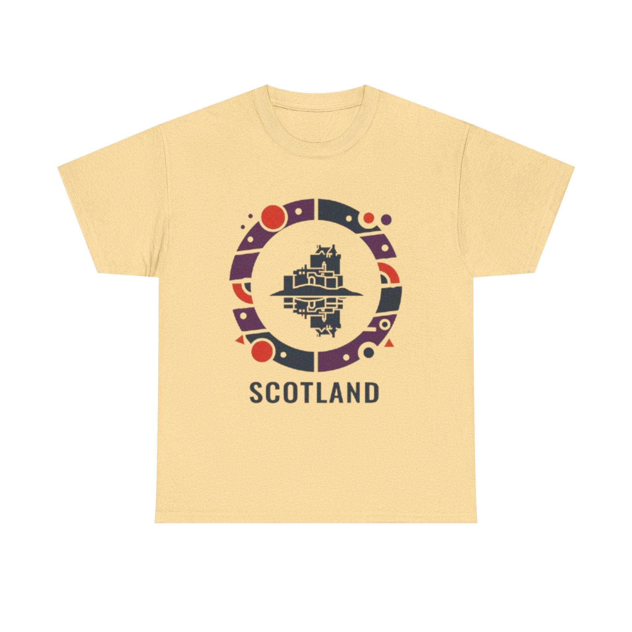 Scotland Circle Castle T‑Shirt