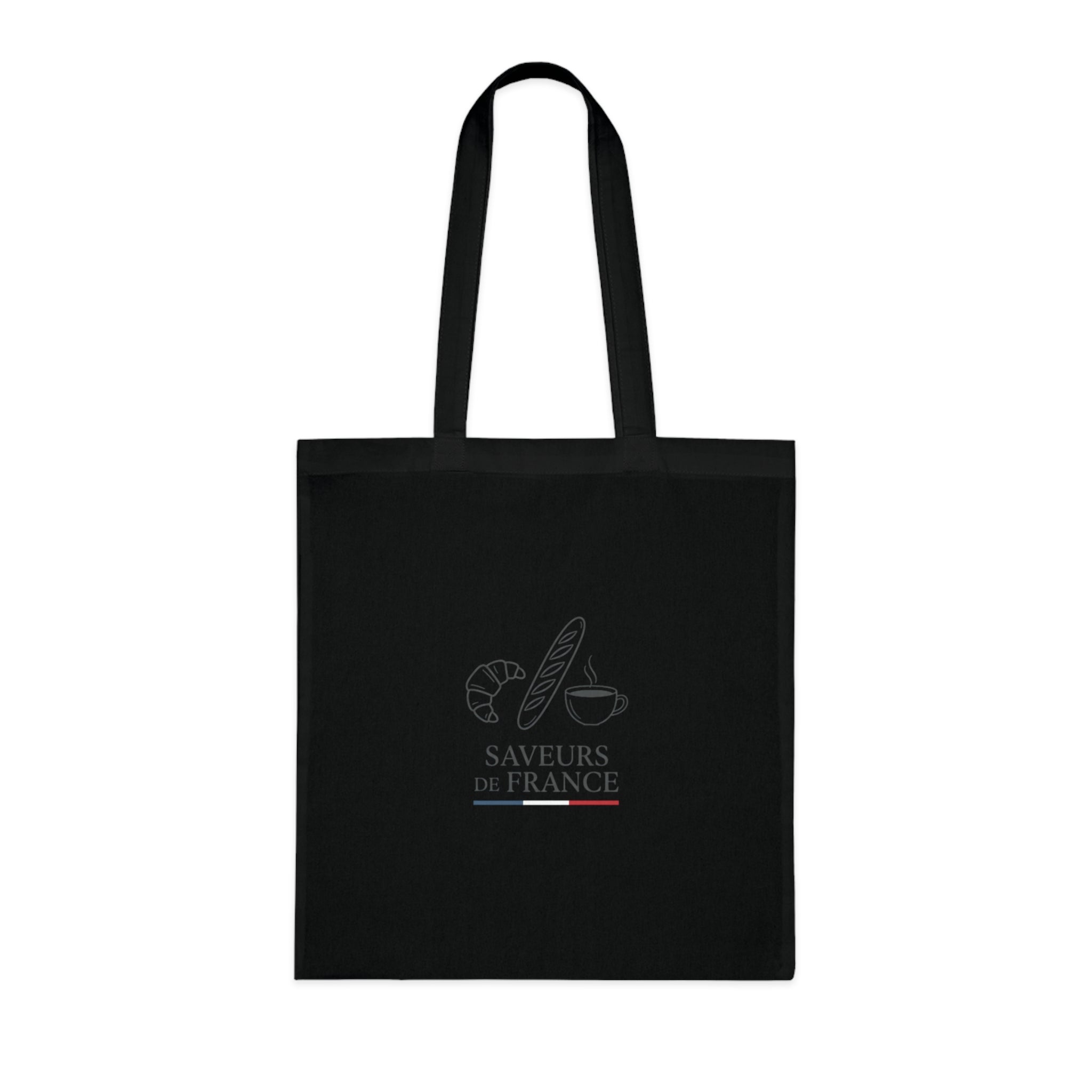 Saveurs de France Cotton Tote Bag — French Bakery Market Tote