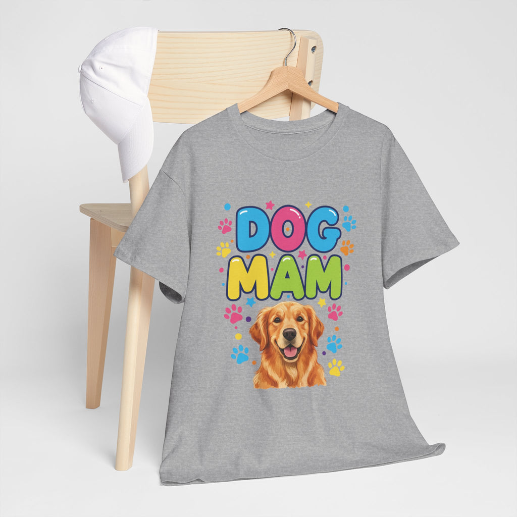 Dog Mam T-Shirt — Cute Colorful "Dog Mam" Graphic Tee for Dog Lovers