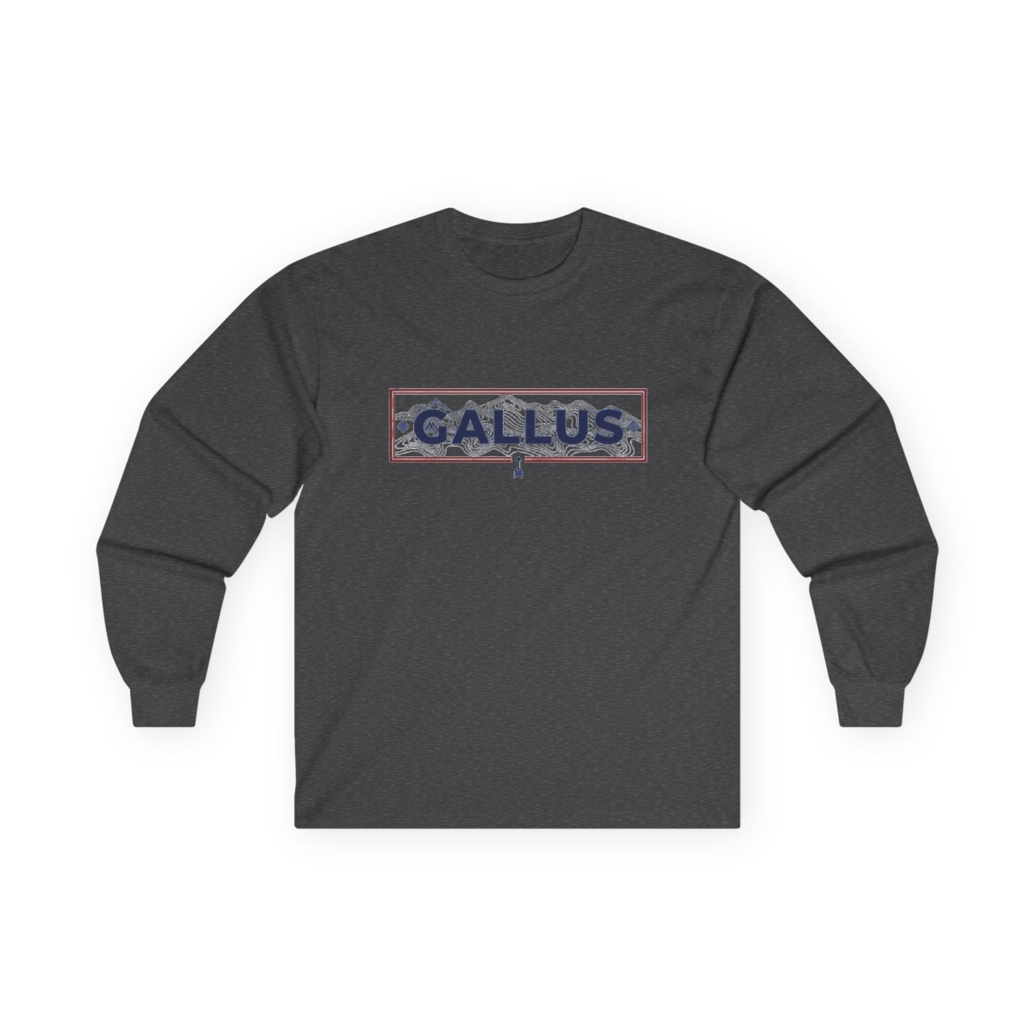 Spain Map Long Sleeve Tee — Gallus Logo Travel Shirt