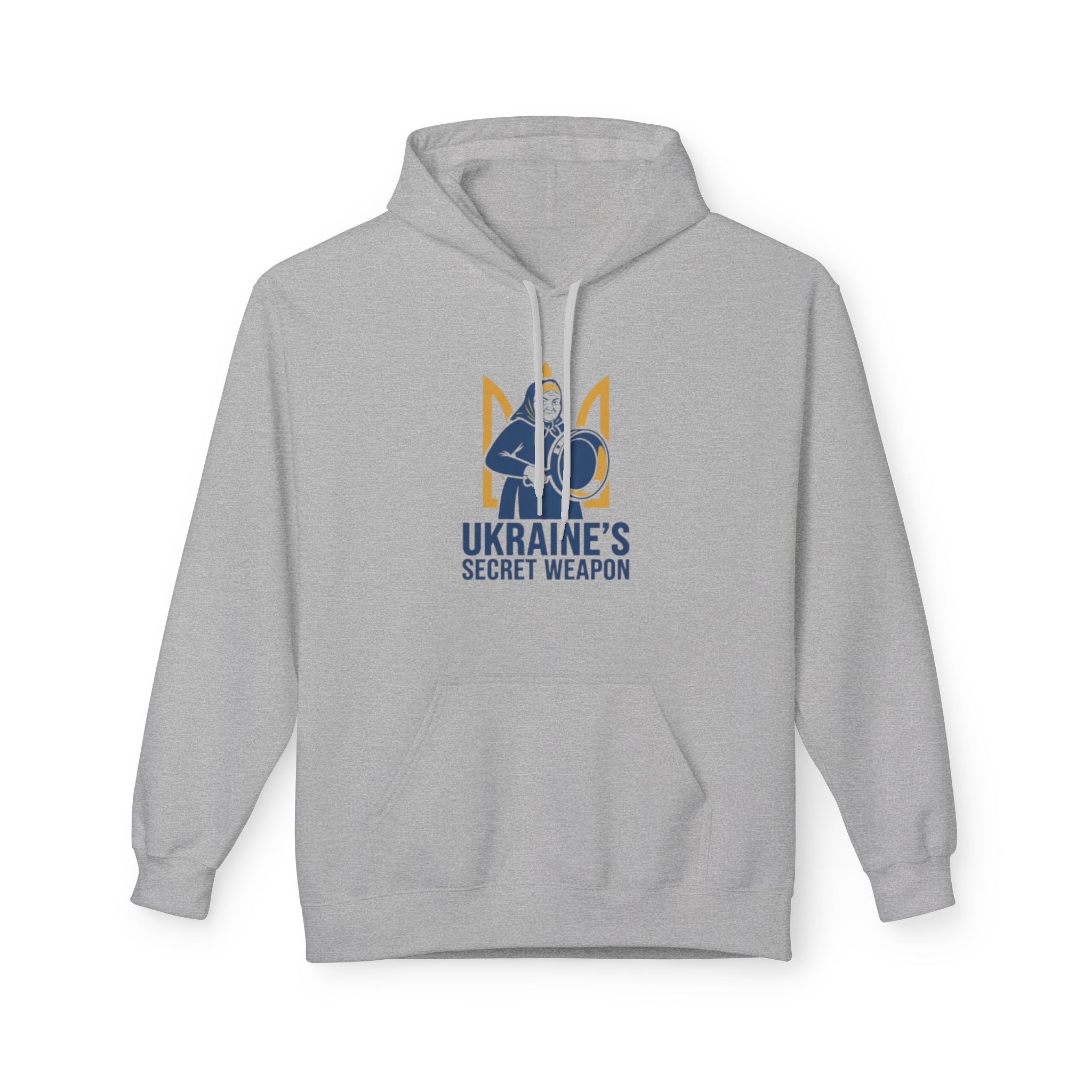 Hoodie — "Ukraine's Secret Weapon" Trident Design