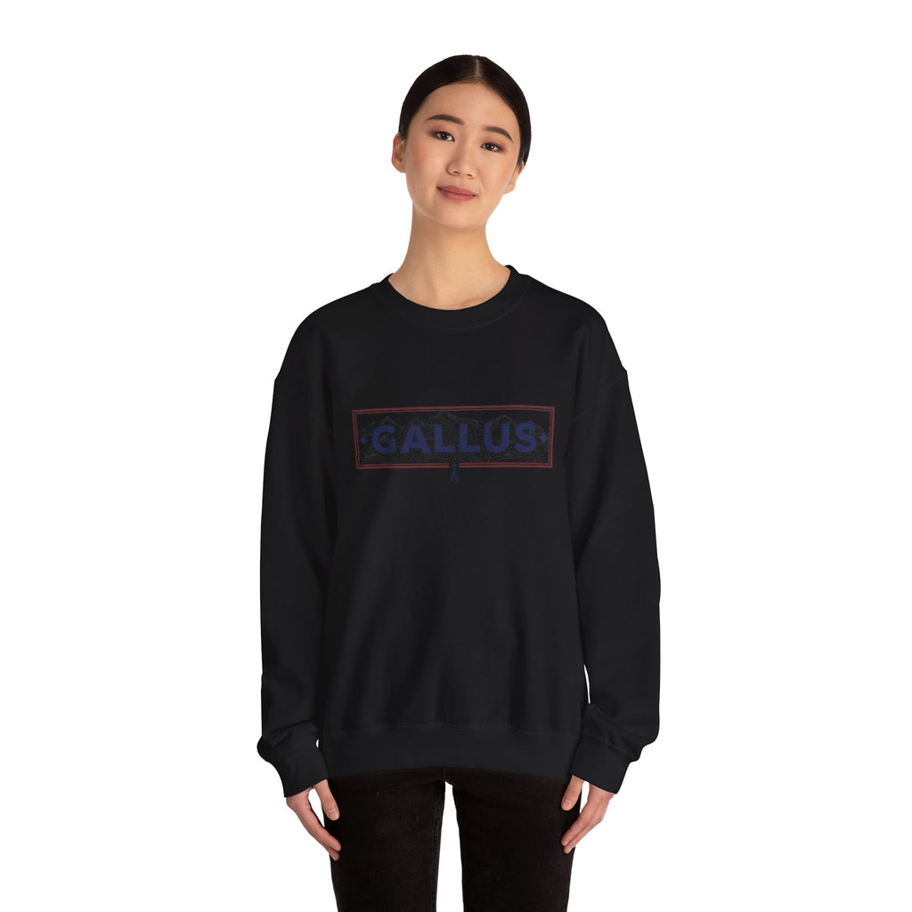 Spain Map Crewneck Sweatshirt — GALLUS Logo Travel Pullover