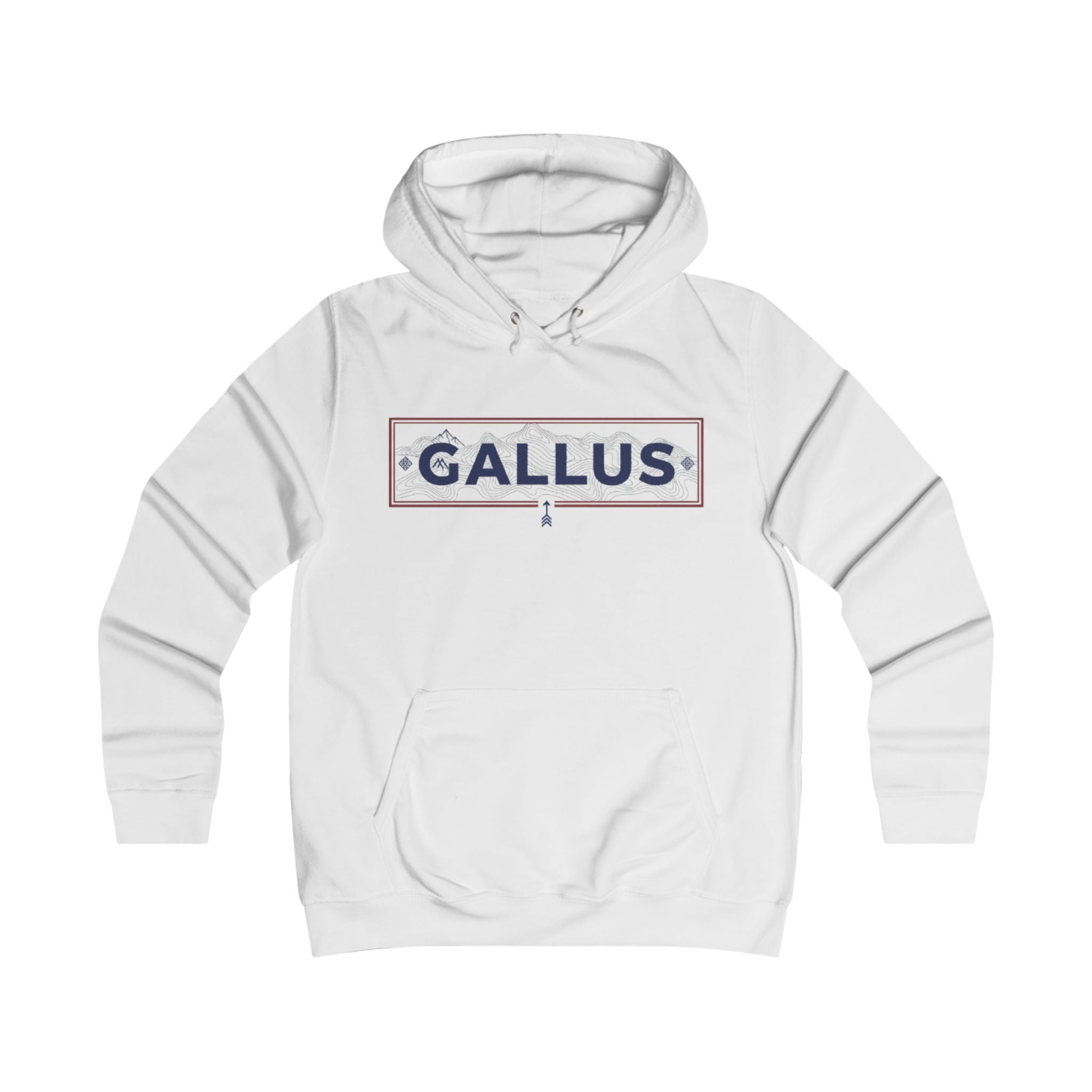 Spain Map College Hoodie — Gallus Vintage Campus Pullover