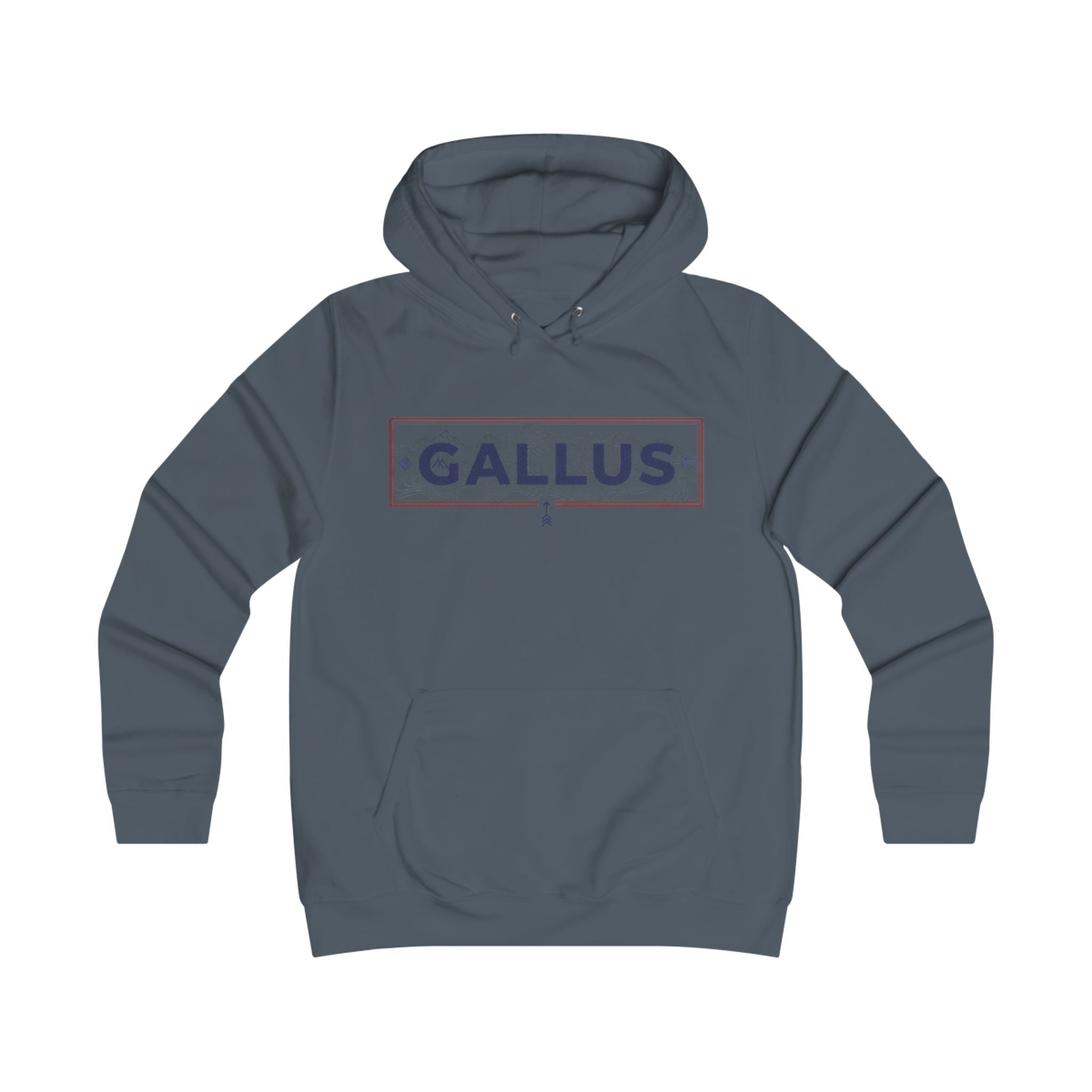 Spain Map College Hoodie — Gallus Vintage Campus Pullover