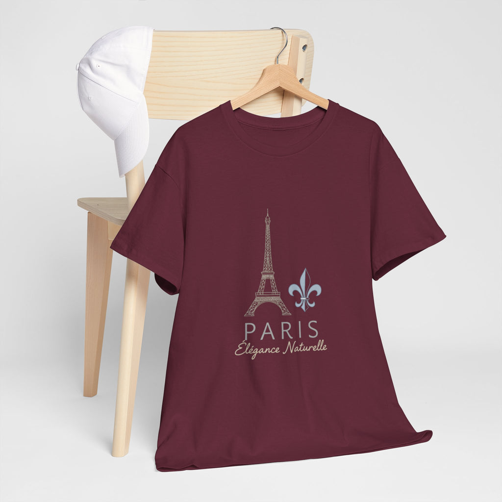 Paris Eiffel Tower Tee – 'Paris Élégance Naturelle' Graphic T-Shirt
