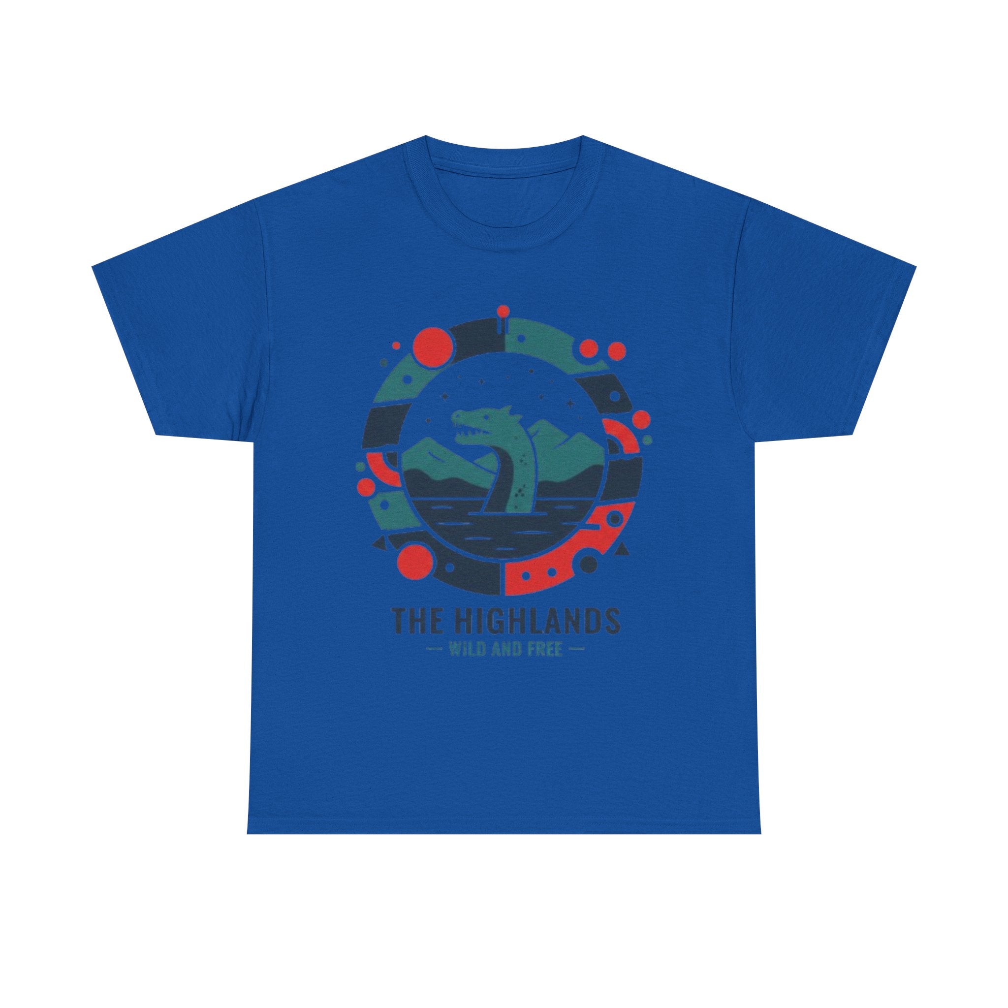 Highlands Waves Tee — "The Highlands: Wild and Free" Graphic T‑Shirt