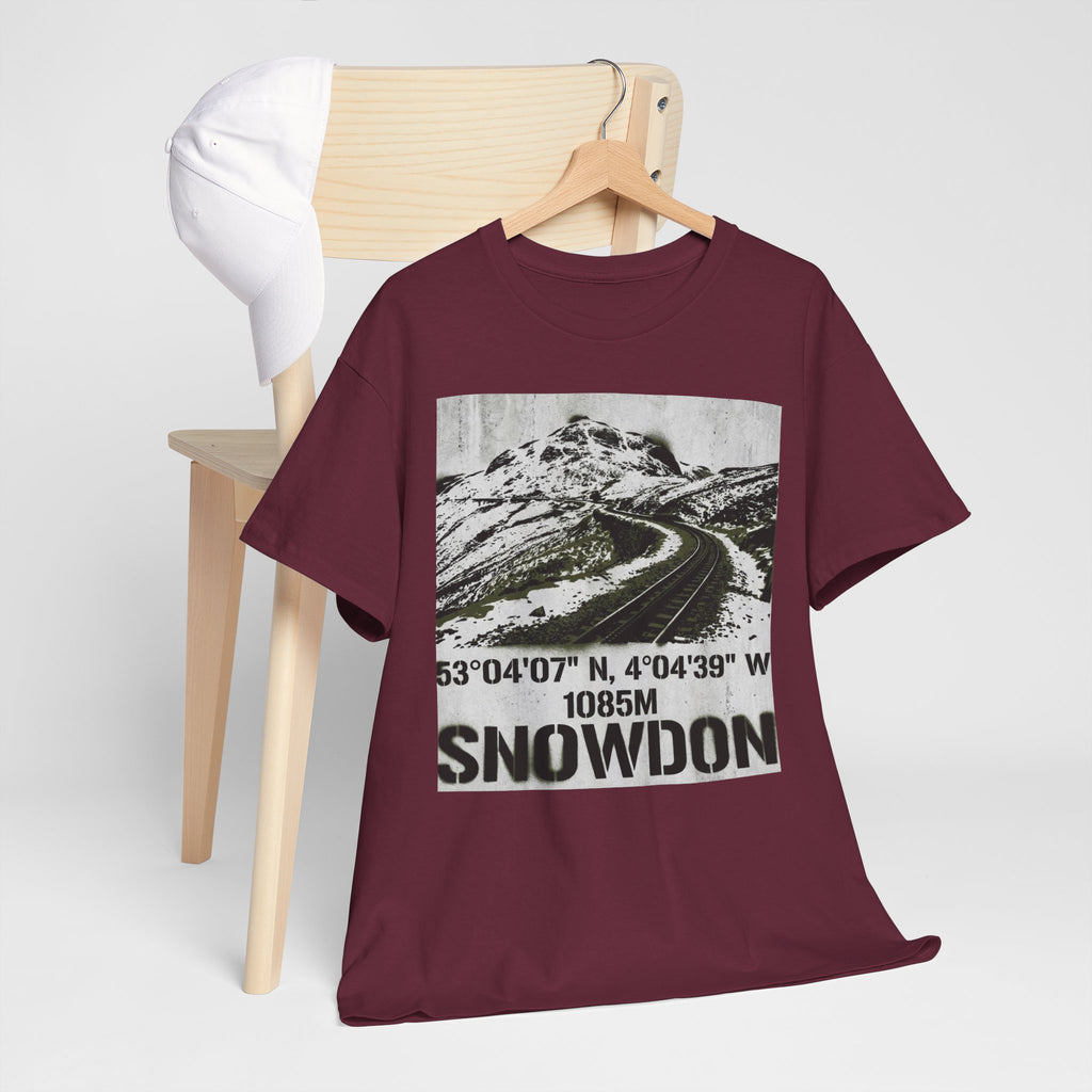 Snowdon Mountain Tee — Snowdon 1085M Coordinates Graphic T-Shirt