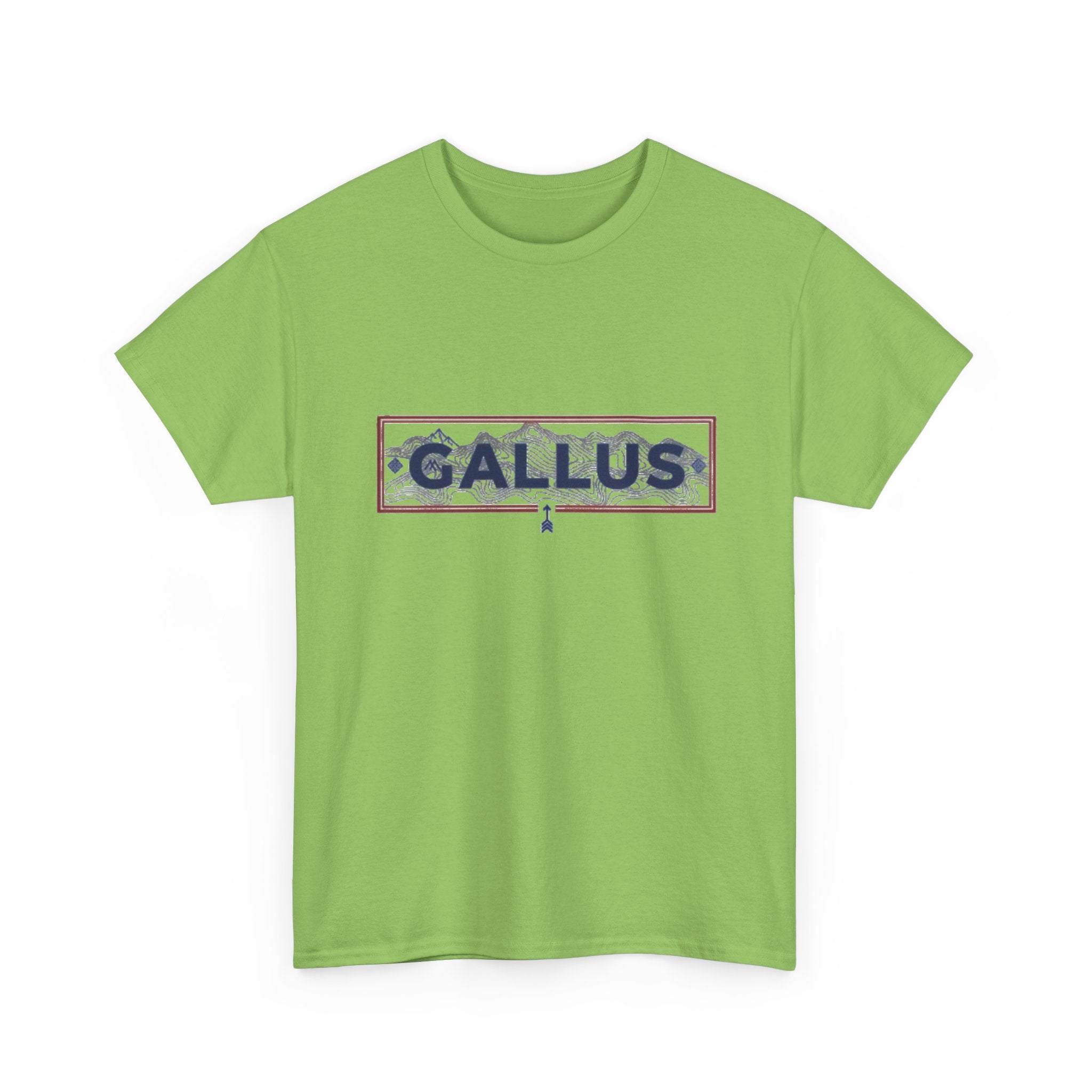 France Map Tee with "GALLUS" Chest Logo