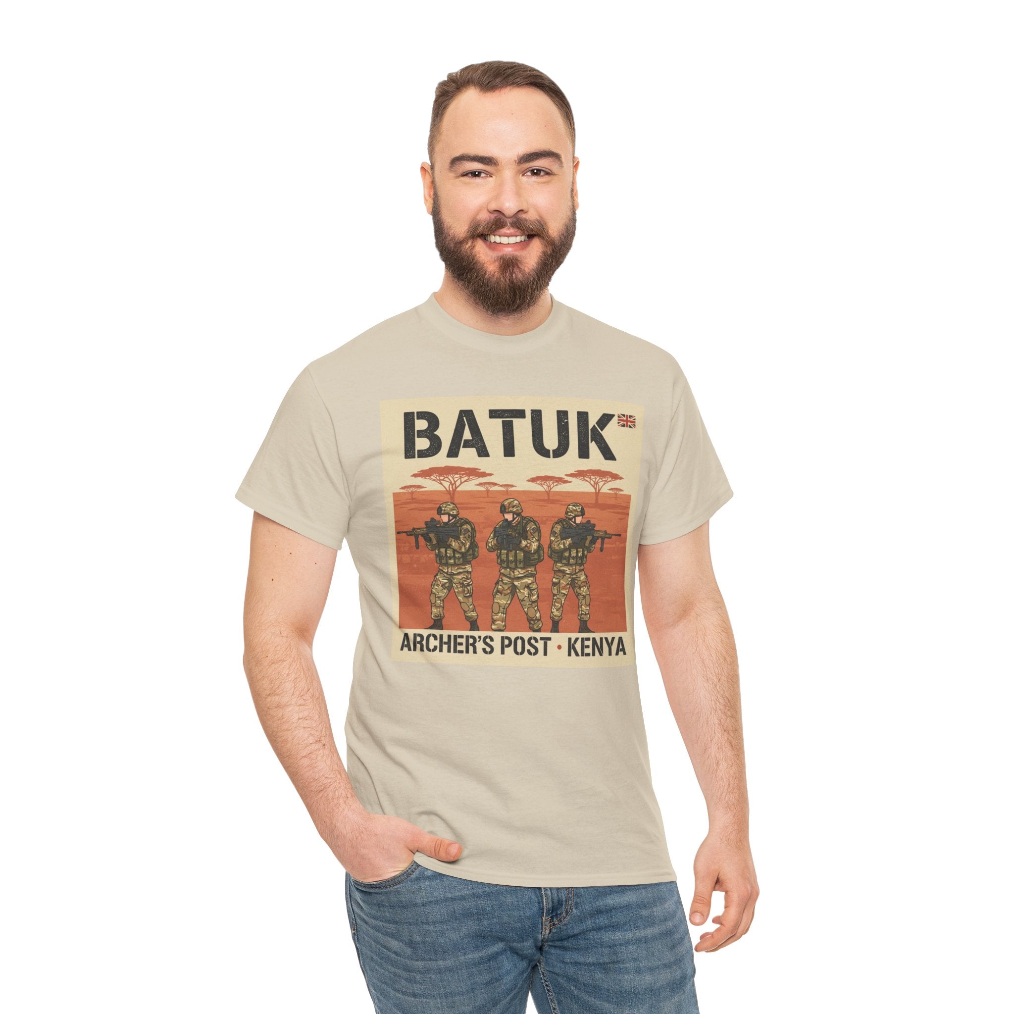 BATUK Archer's Post Kenya Vintage Military T-Shirt