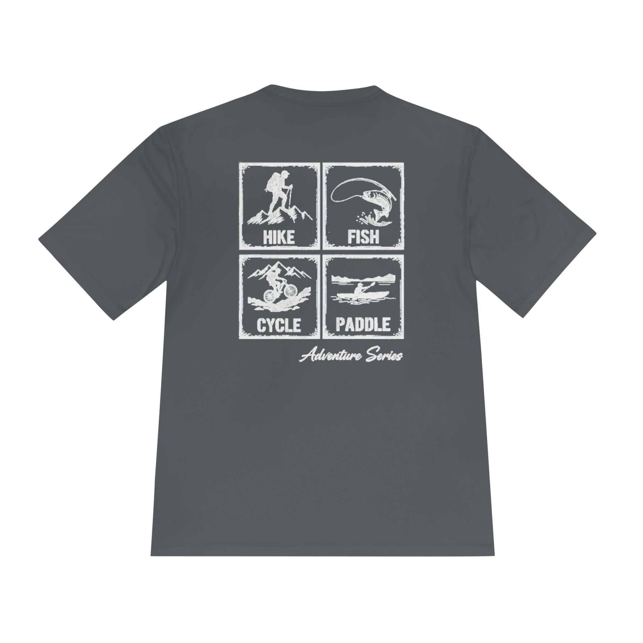 Gallus Exploring Tee — Adventure Map Graphic Moisture‑Wicking Shirt