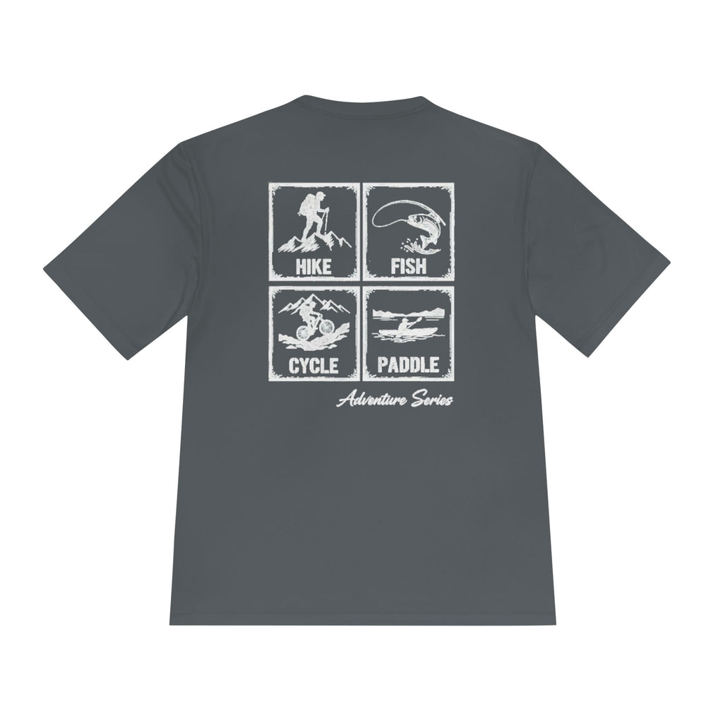 Gallus Exploring Tee — Adventure Map Graphic Moisture‑Wicking Shirt