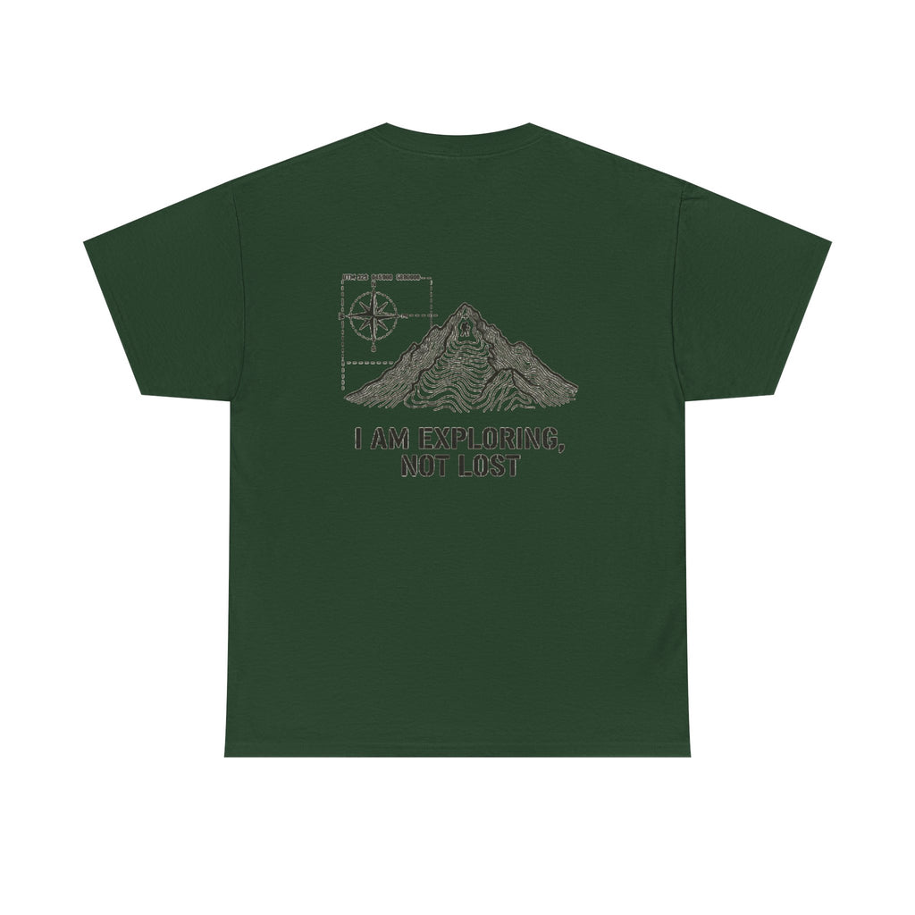 Explorer Mountain Tee — "I Am Exploring, Not Lost" Adventure T-Shirt