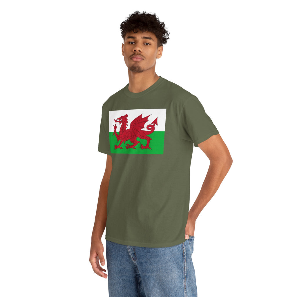 Welsh Dragon T‑Shirt — Cymru Red Dragon Flag Tee