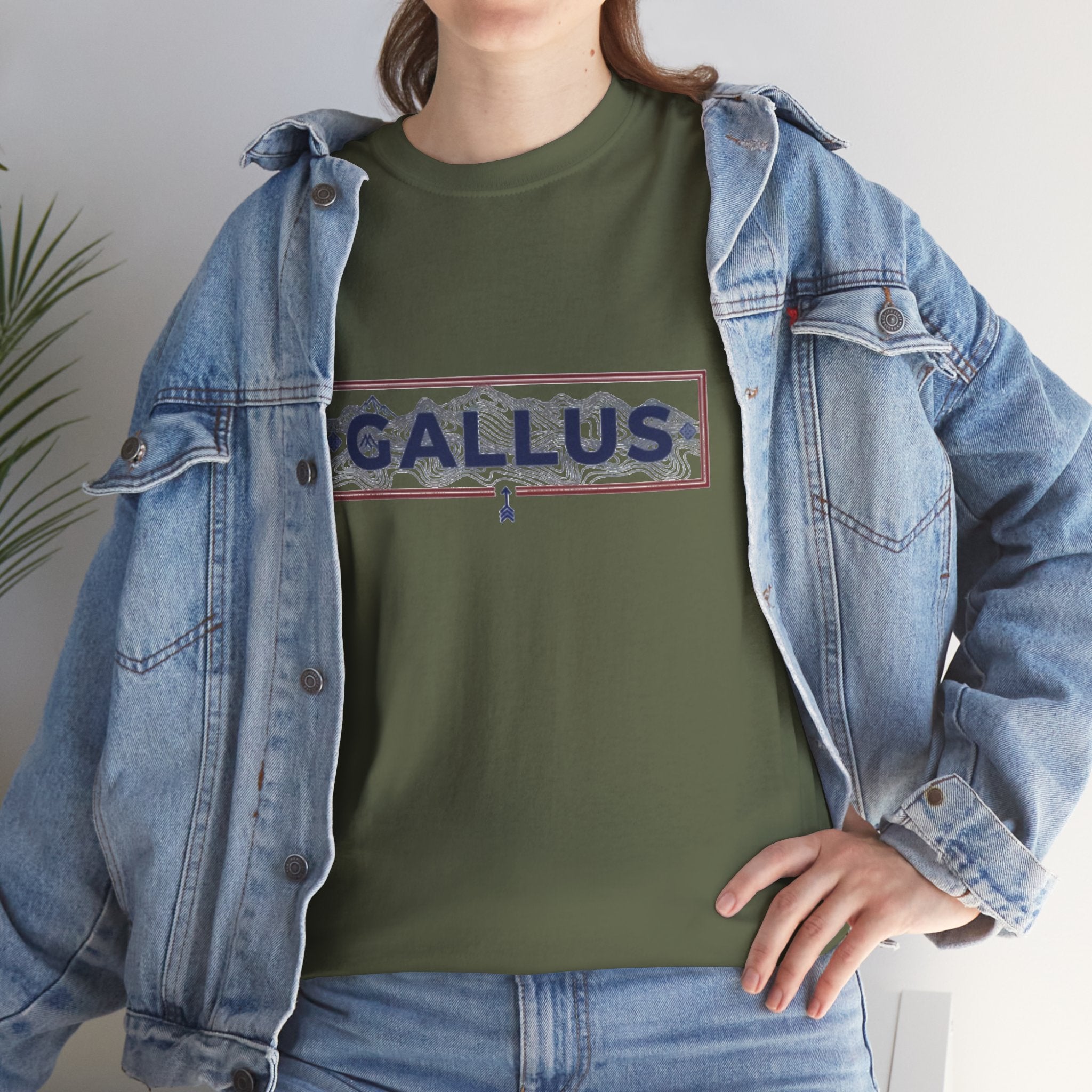 Gallus Spain Map T‑Shirt — Vintage Grid Spain Map Tee