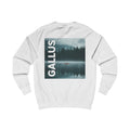 Gallus Canoe Crew Sweatshirt — Misty Lake Nature Graphic