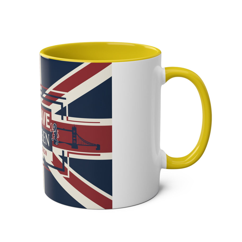 Two-Tone Coffee Mugs, 11oz