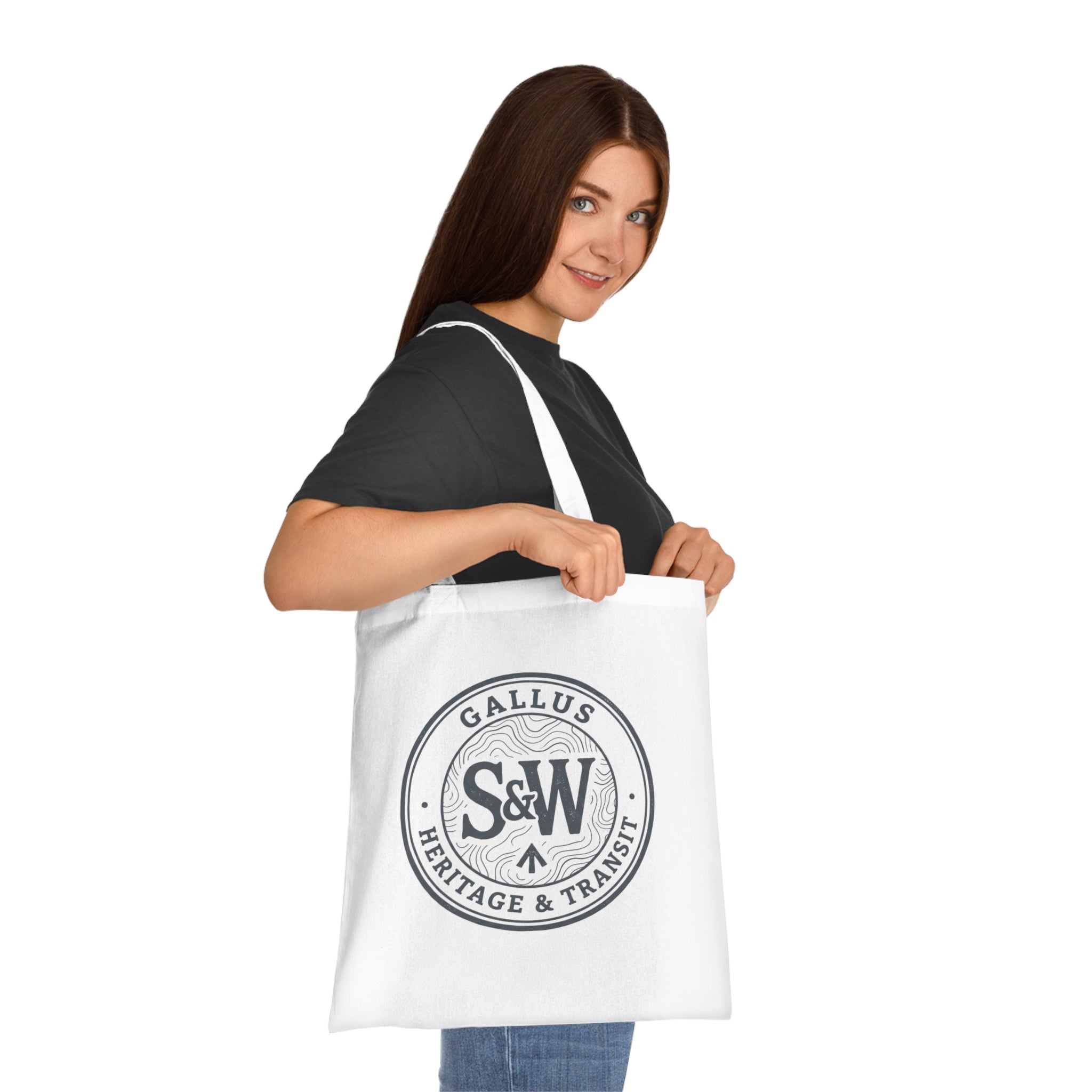 Gallus S&W Heritage Cotton Tote Bag – Vintage Seal Logo Tote