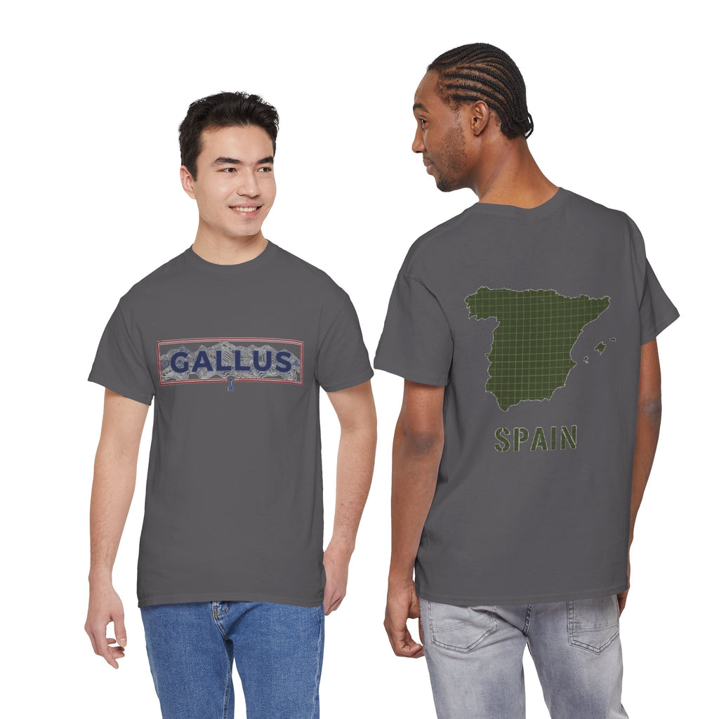 Spain Map T-Shirt • Gallus Logo Travel Tee
