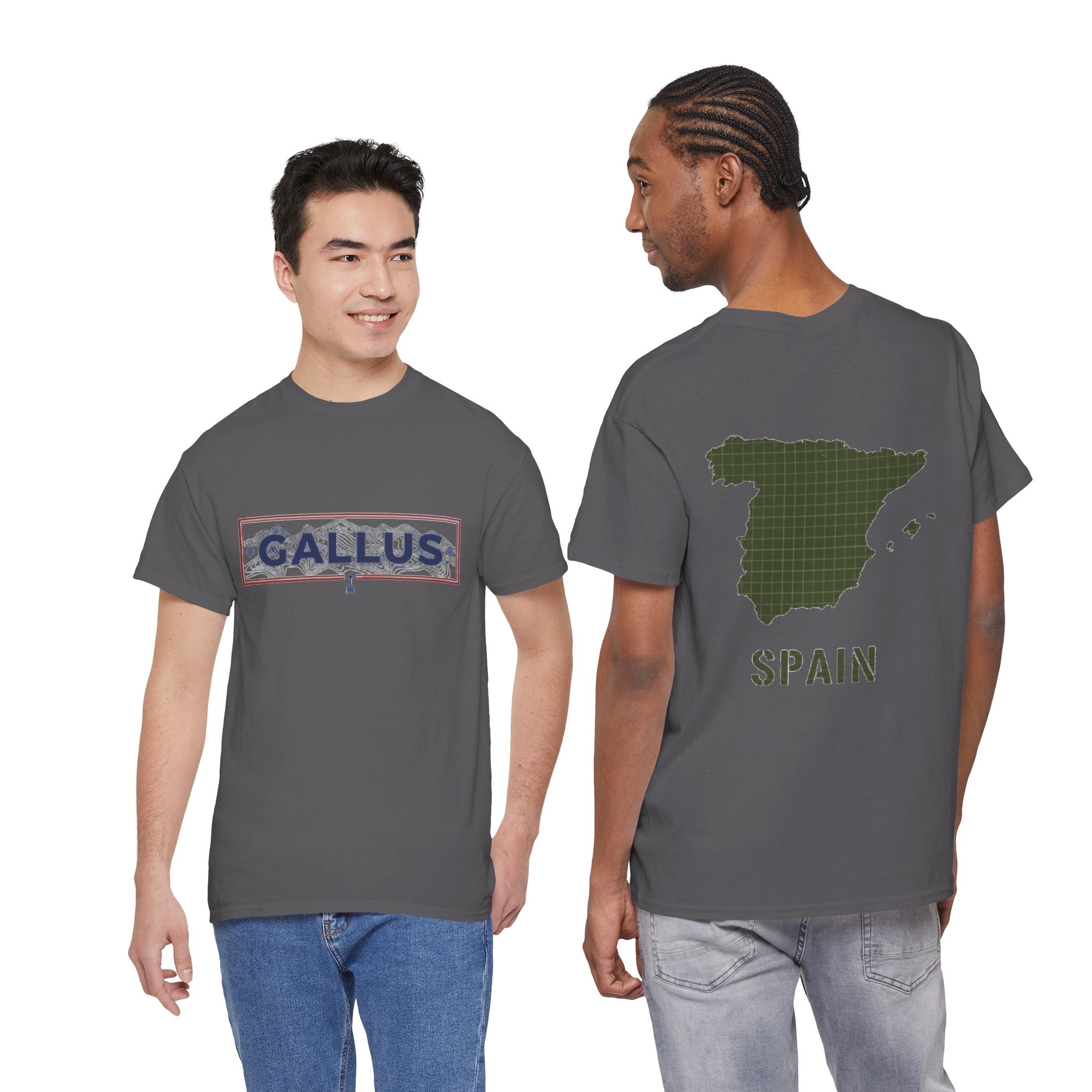 Spain Map T-Shirt • Gallus Logo Travel Tee