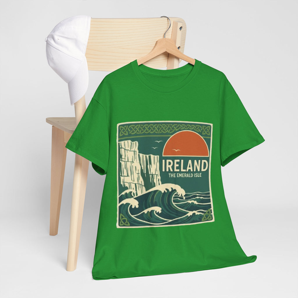 Ireland Vintage Travel Tee — 'Ireland The Emerald Isle' Graphic T‑Shirt