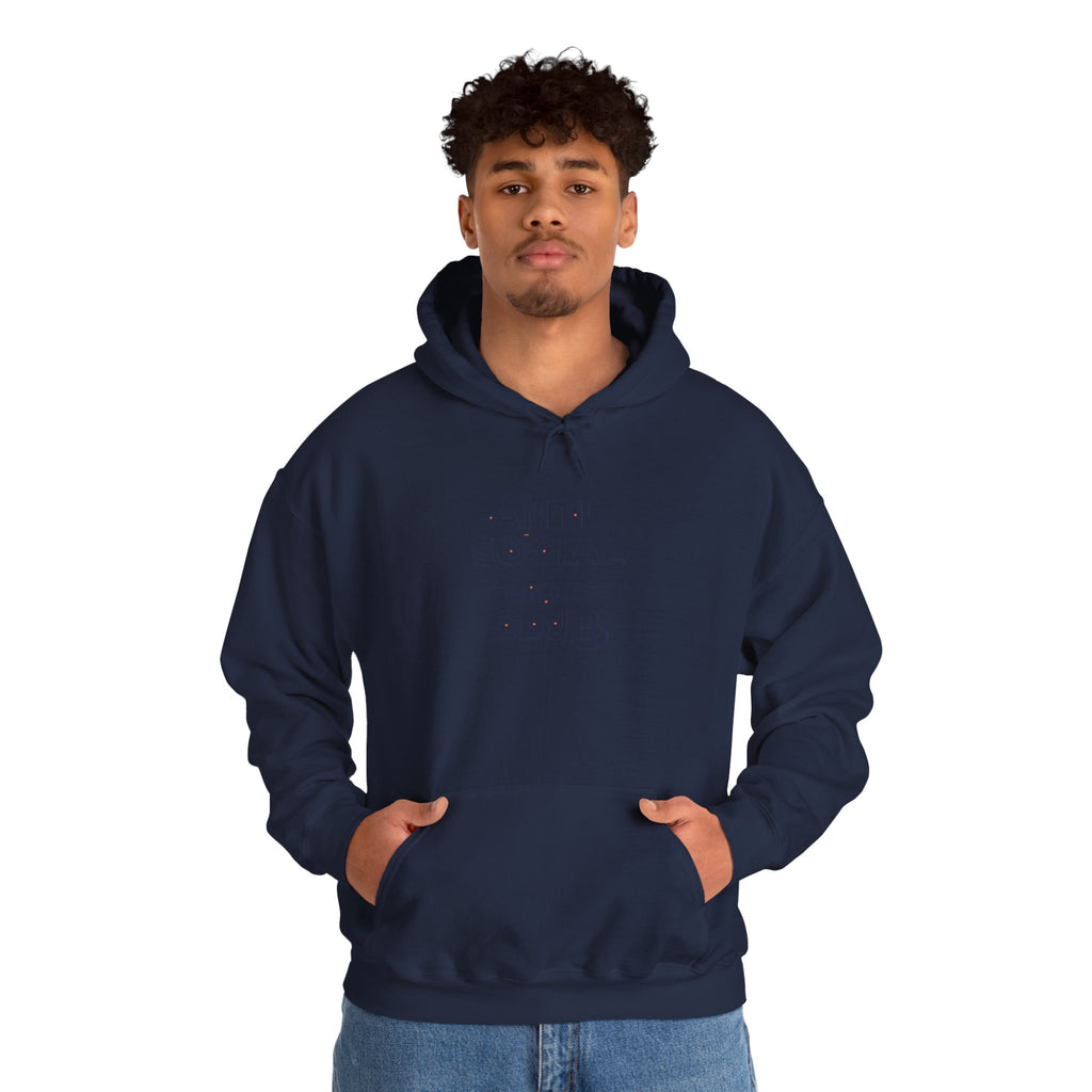 Hollow Outline Typography Hoodie | outline text shirt, minimalist typography