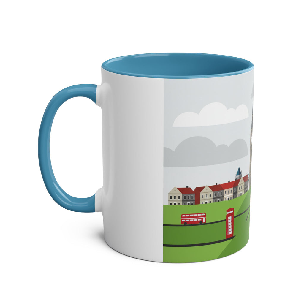Two-Tone Coffee Mugs, 11oz