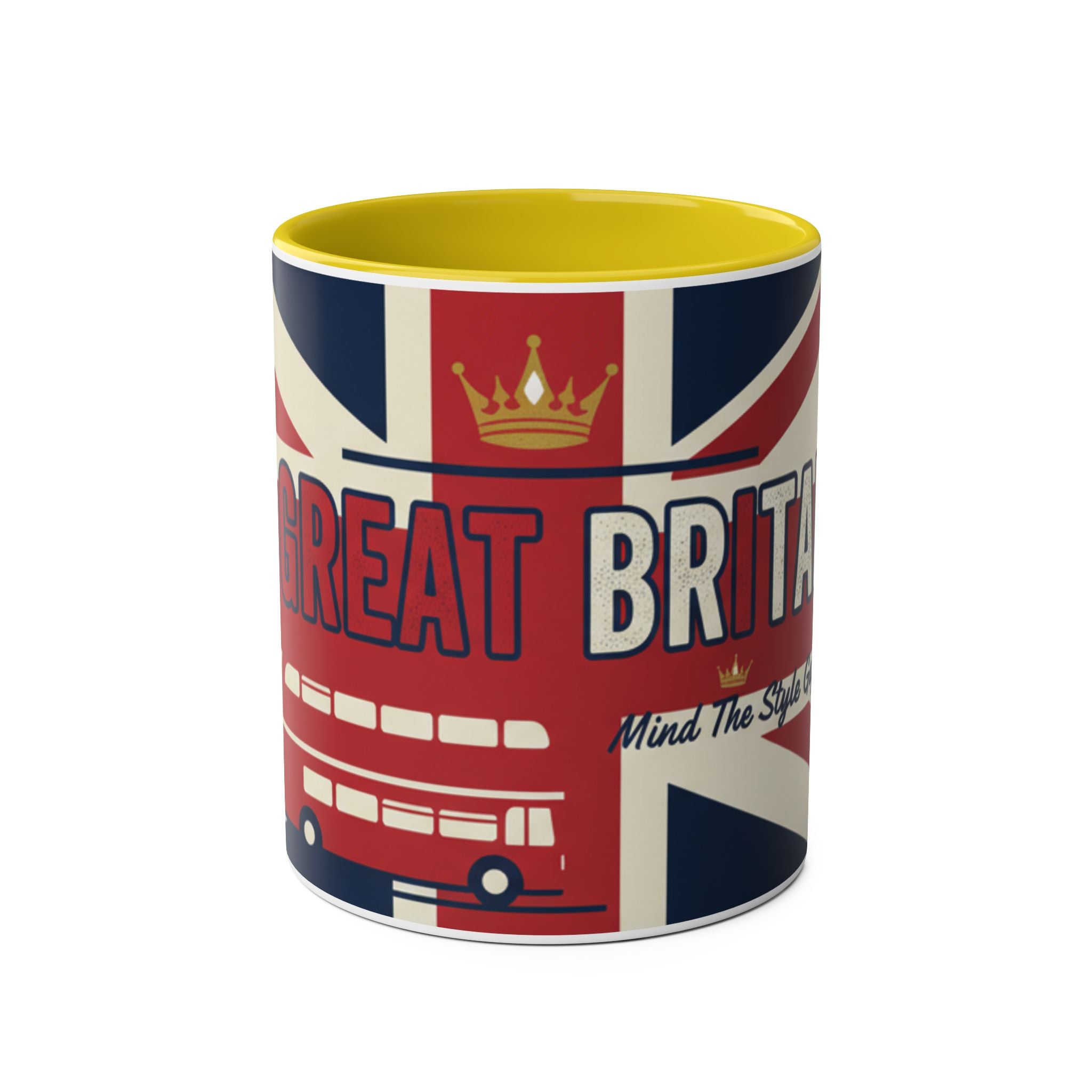 Two-Tone Coffee Mugs, 11oz