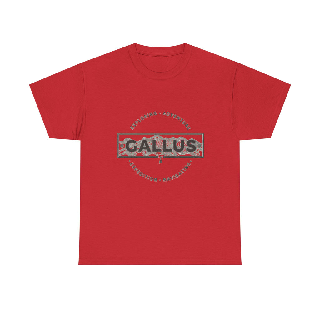 Gallus Logo T‑Shirt — Vintage Stamp Graphic Tee