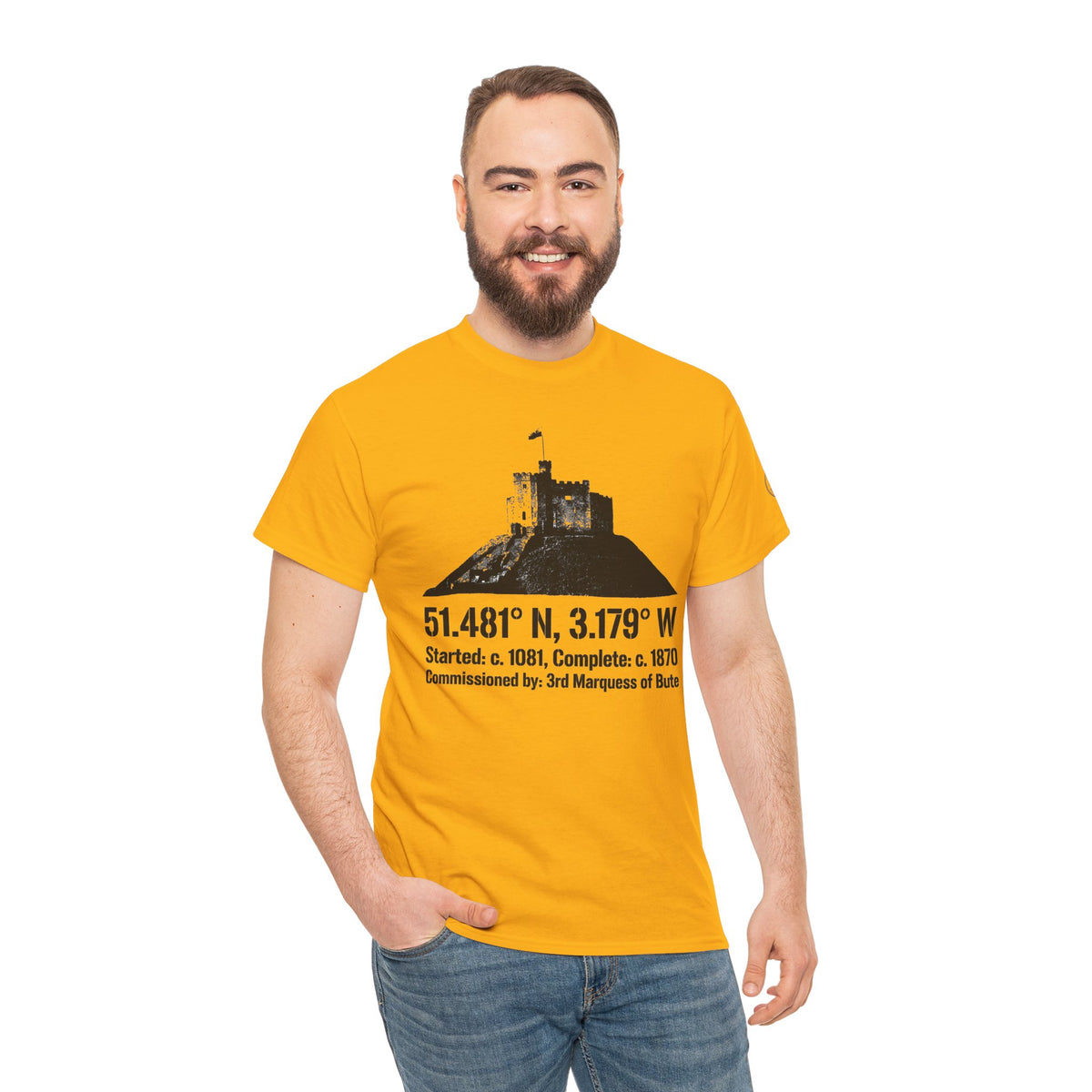 Cardiff Castle T-Shirt — Welsh Castle & City Heritage Tee — product image 4