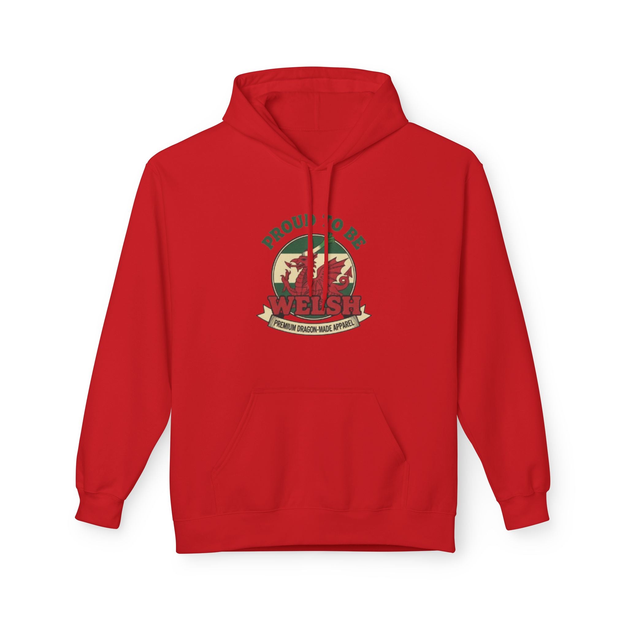 Proud to Be Welsh Hoodie — Vintage Wales Emblem Pullover