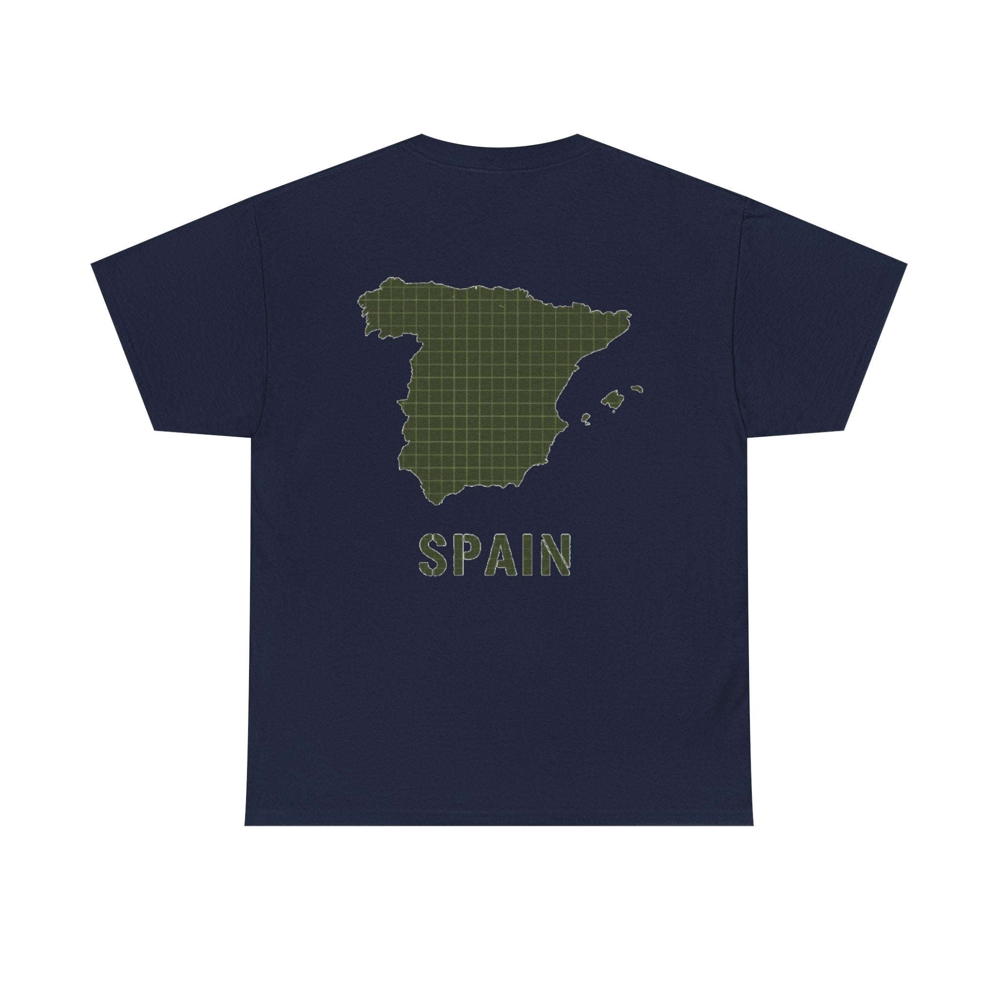 Spain Map Graphic Tee — Minimalist Travel T‑Shirt