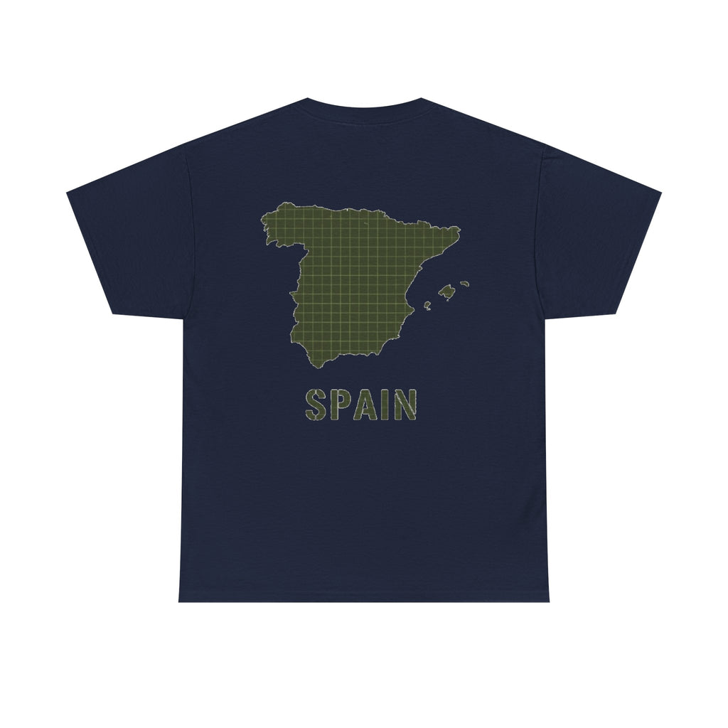 Spain Map Graphic Tee — Minimalist Travel T‑Shirt