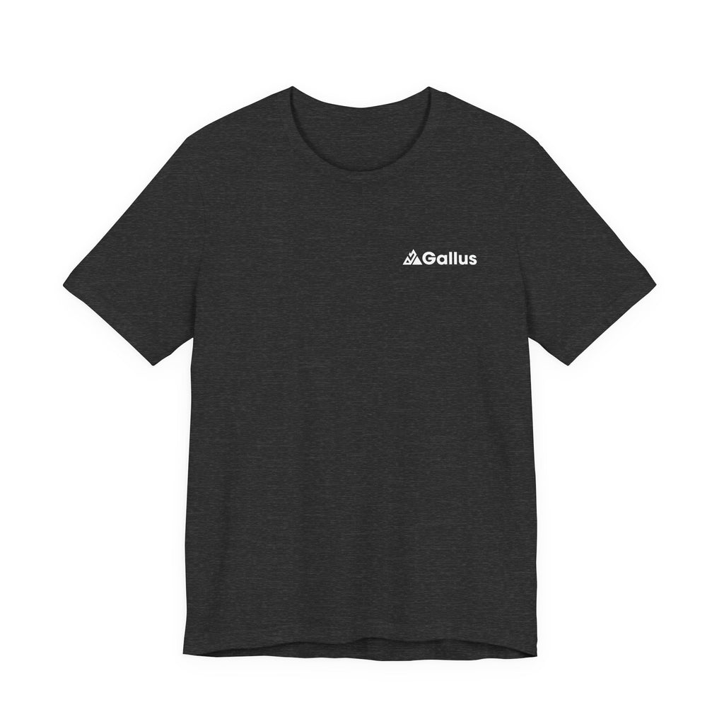 Gallus Vertical Logo T‑Shirt — Minimalist Graphic Tee
