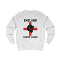England Three Lions Sweatshirt – Retro Red Cross Football Fan Crewneck